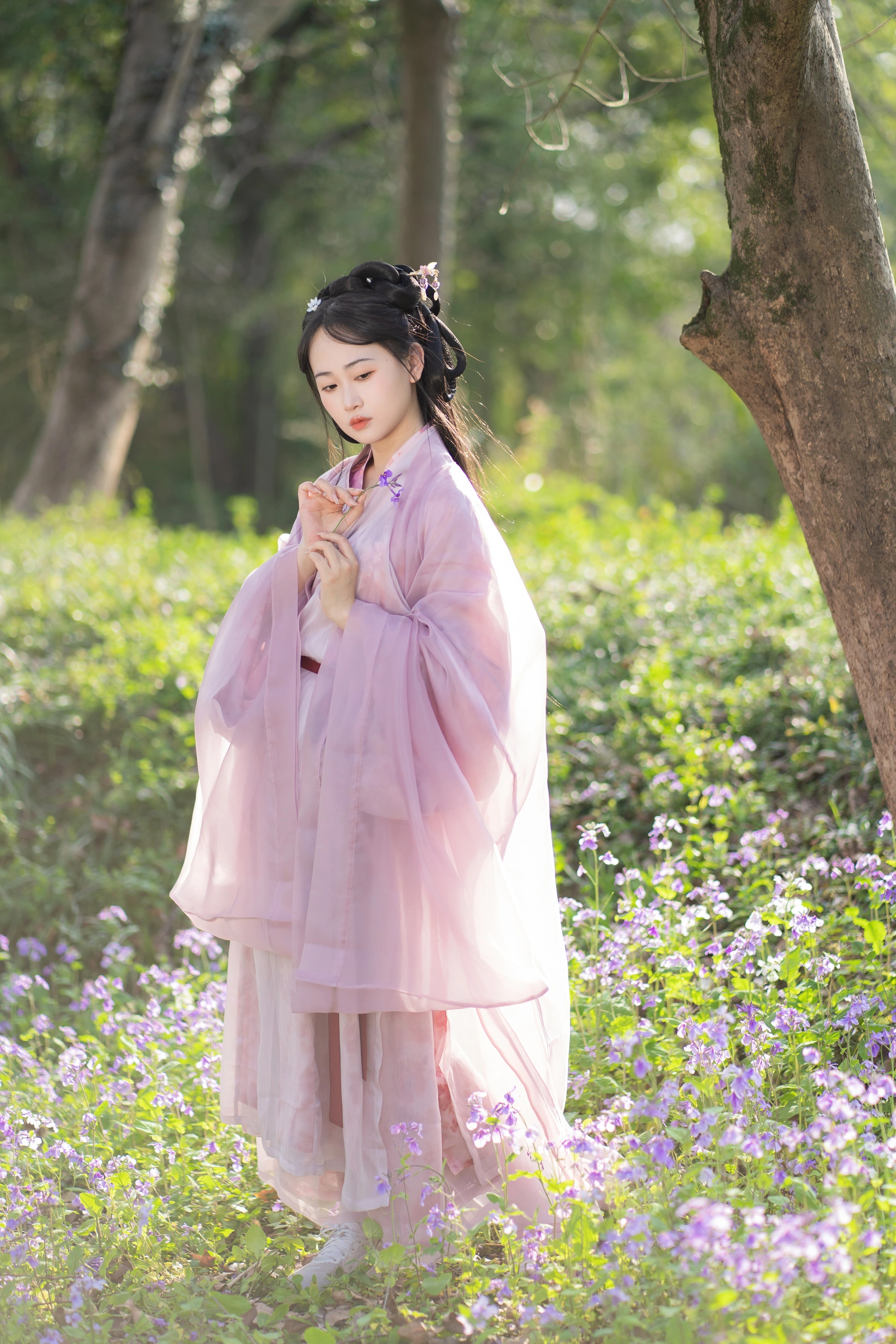 [YITUYU艺图语]2023.11.30 紫色汉服真的好美啊 湫一只岁岁 2